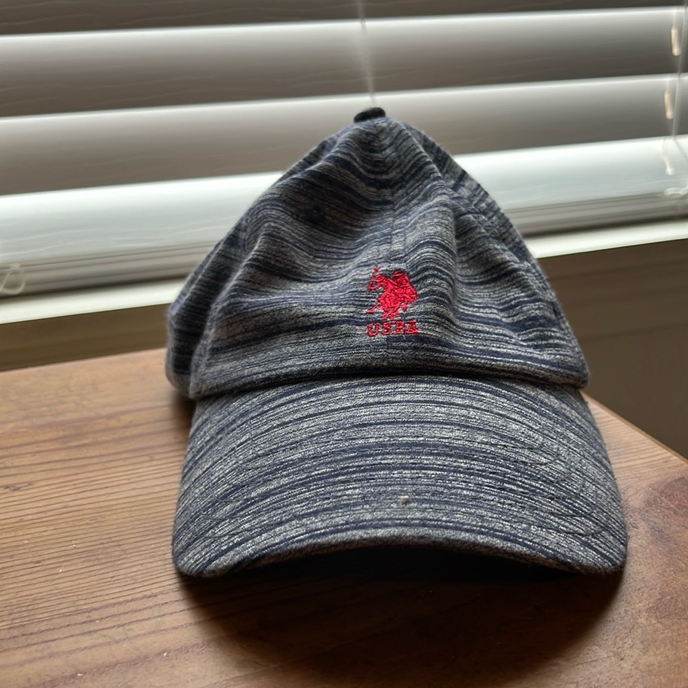 Navy polo hat